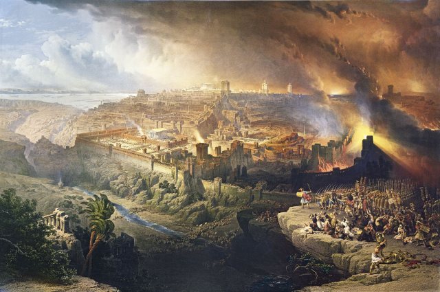 recreacion-de-la-conquista-de-jerusalen-litografia-de-robert-davis